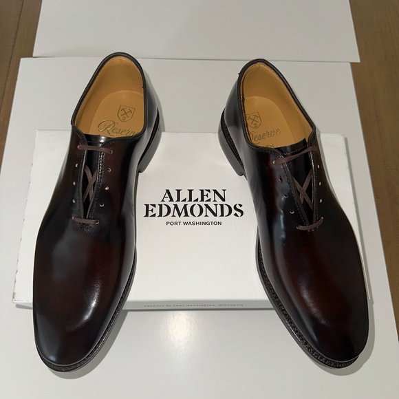 Allen Edmonds Morrison Reserve Whole-cut Oxford Dress Shoe new in box (NIB) main image 8